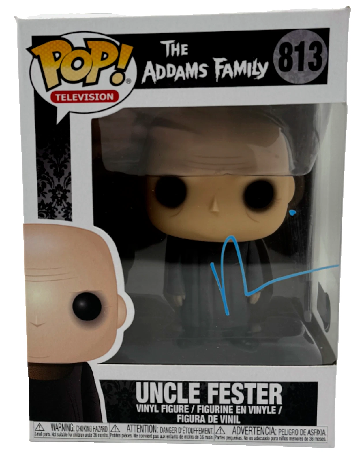 Fred Armisen Signed Wednesday Uncle Fester Funko Pop Addams Family Autograph BAS