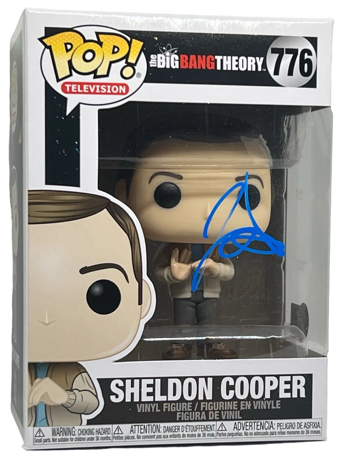 Iain Armitage Signed Young Sheldon Funko Pop Autograph Big Bang Theory BAS COA