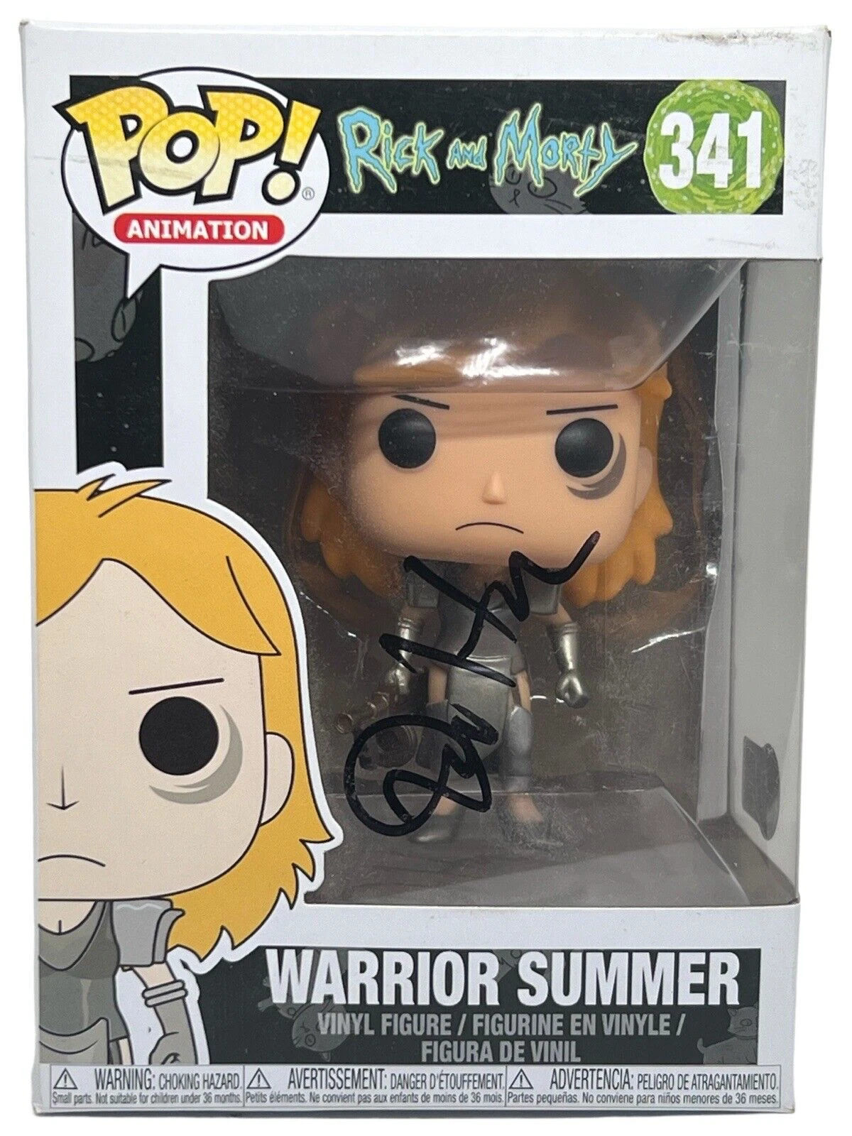 Dan Harmon Signed Funko Pop Rick and Morty Warrior Summer 341 Autograph Beckett