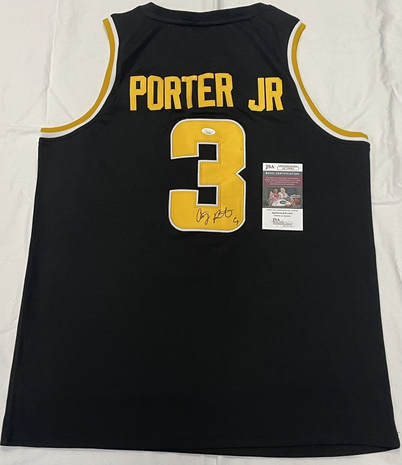Craig Porter Jr Signed Autographed Wichita State Shockers Jersey JSA COA