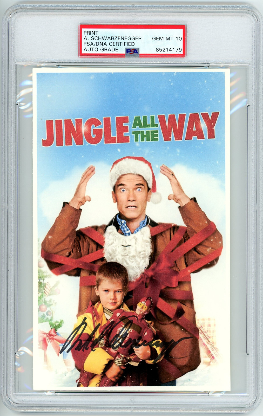 PSA/DNA Arnold Schwarzenegger Autographed 