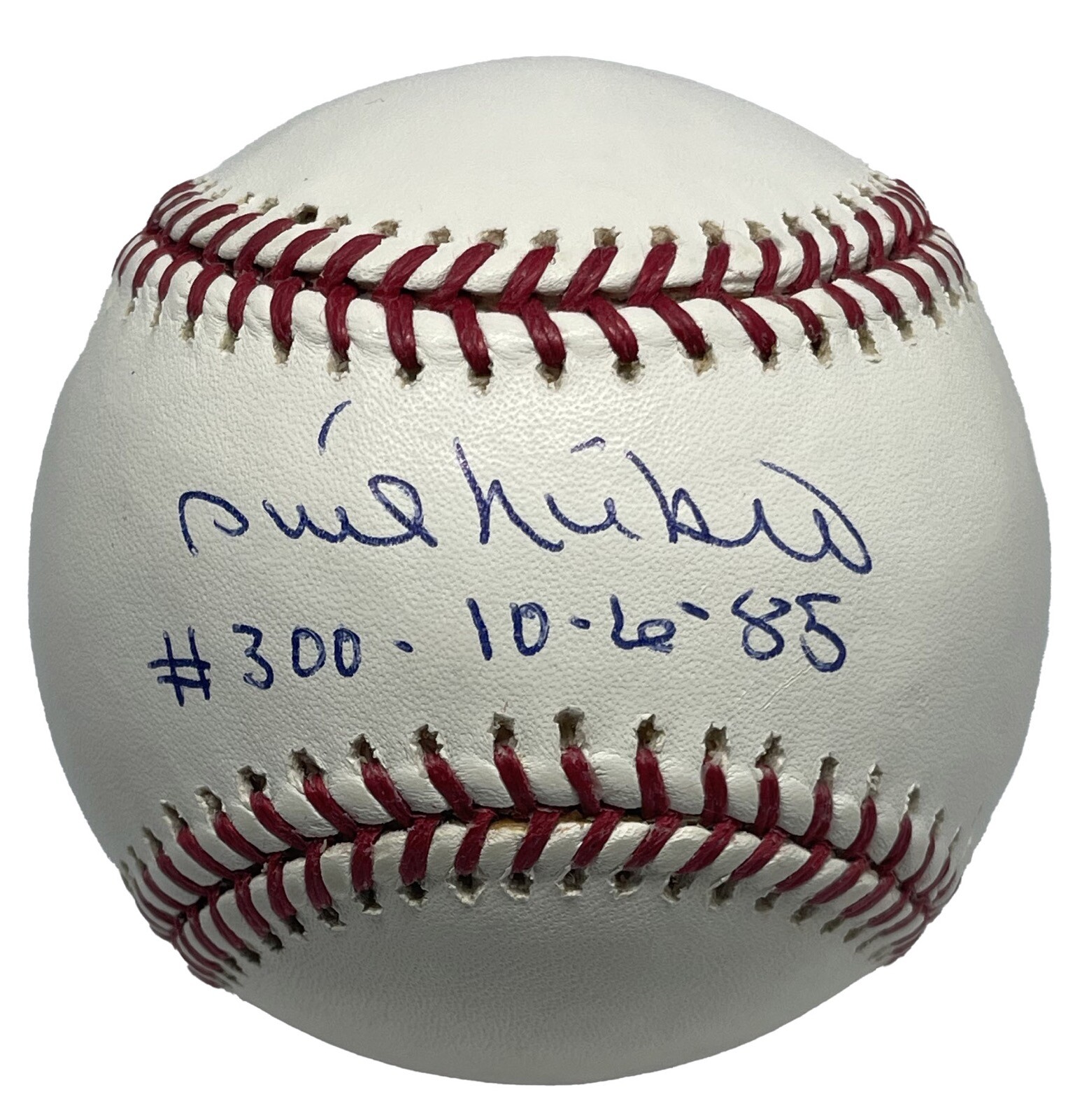 Phil Niekro Signed MLB Baseball AIV AA28372 w/ 300 Win Inscription (d)