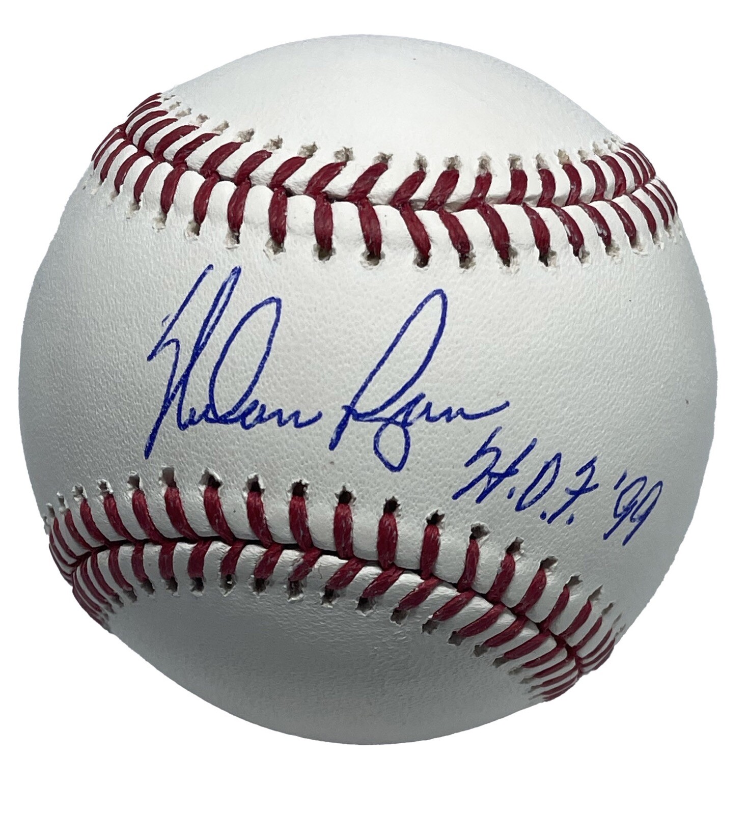 Nolan Ryan Signed MLB Baseball AIV B016941 w/ HOF 99 inscription