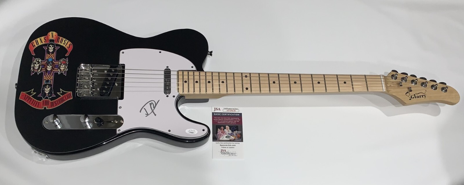 DUFF MCKAGAN SIGNED APPETITE FOR DESTRUCTION GUITAR GUNS N' ROSES JSA COA