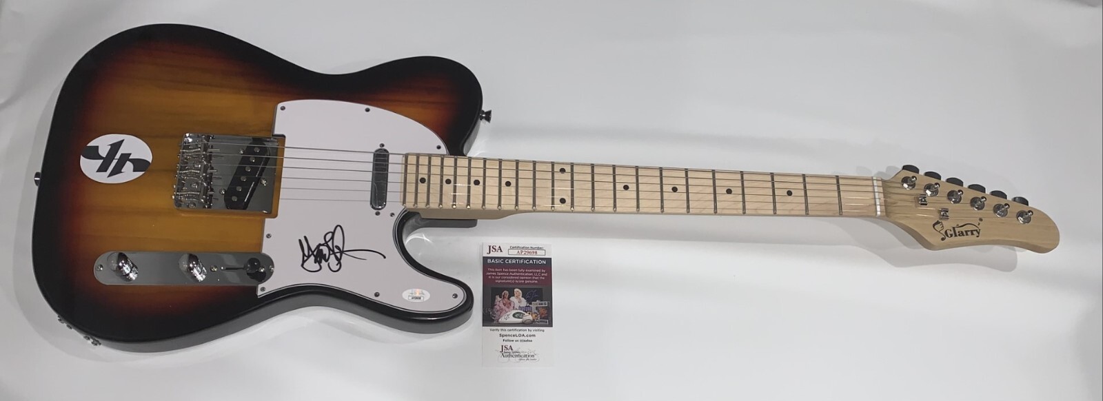 MATT SCANNELL SIGNED SUNBURST ELECTRIC GUITAR VERTICAL HORIZON JSA COA