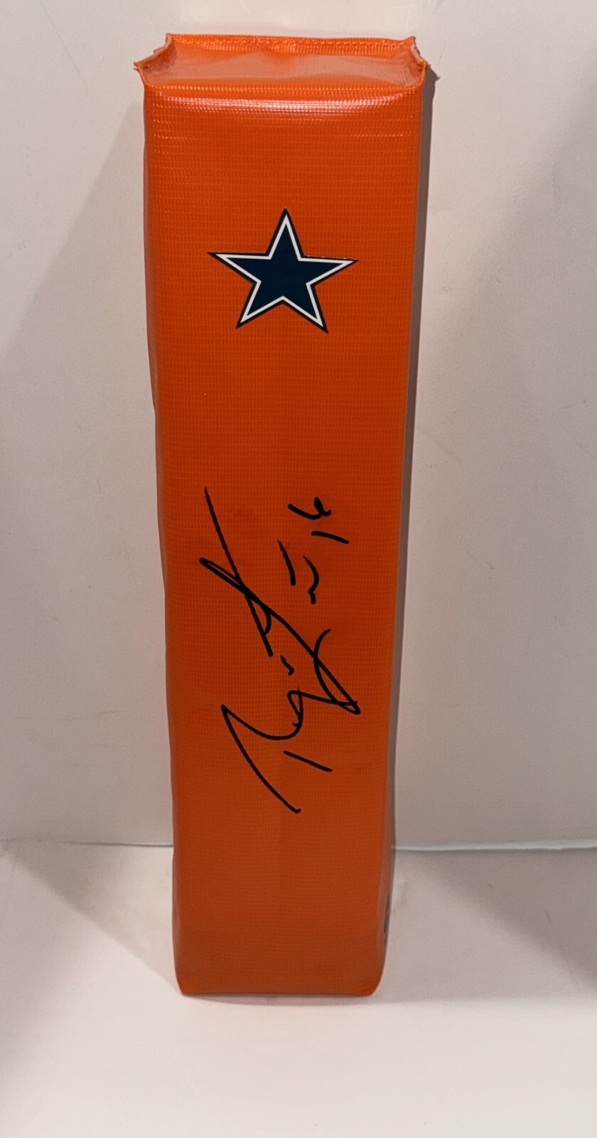 RYAN LEAF SIGNED TOUCHDOWN PYLON DALLAS COWBOYS FOOTBALL PROOF COLLECTIBLE MEMORABILIA