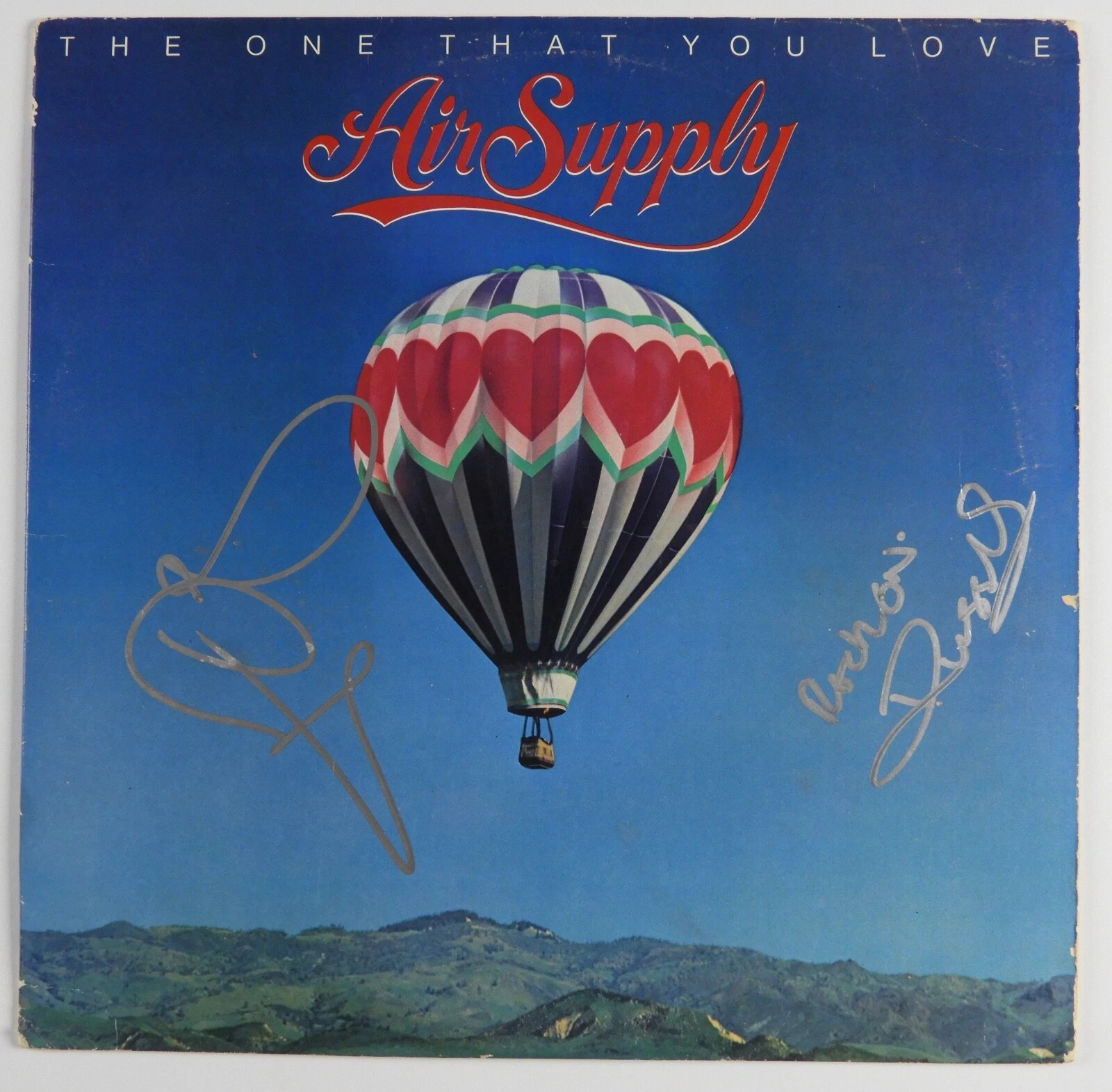 Air Supply JSA Signed Autograph Record Vinyl Graham Russell Hitchock