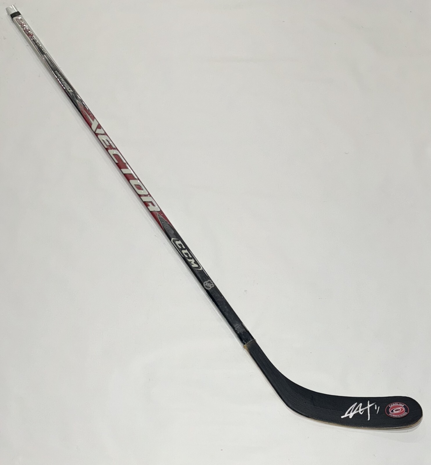 JORDAN STAAL SIGNED FULL SIZE HOCKEY STICK CAROLINA HURRICANES AUTOGRAPHED