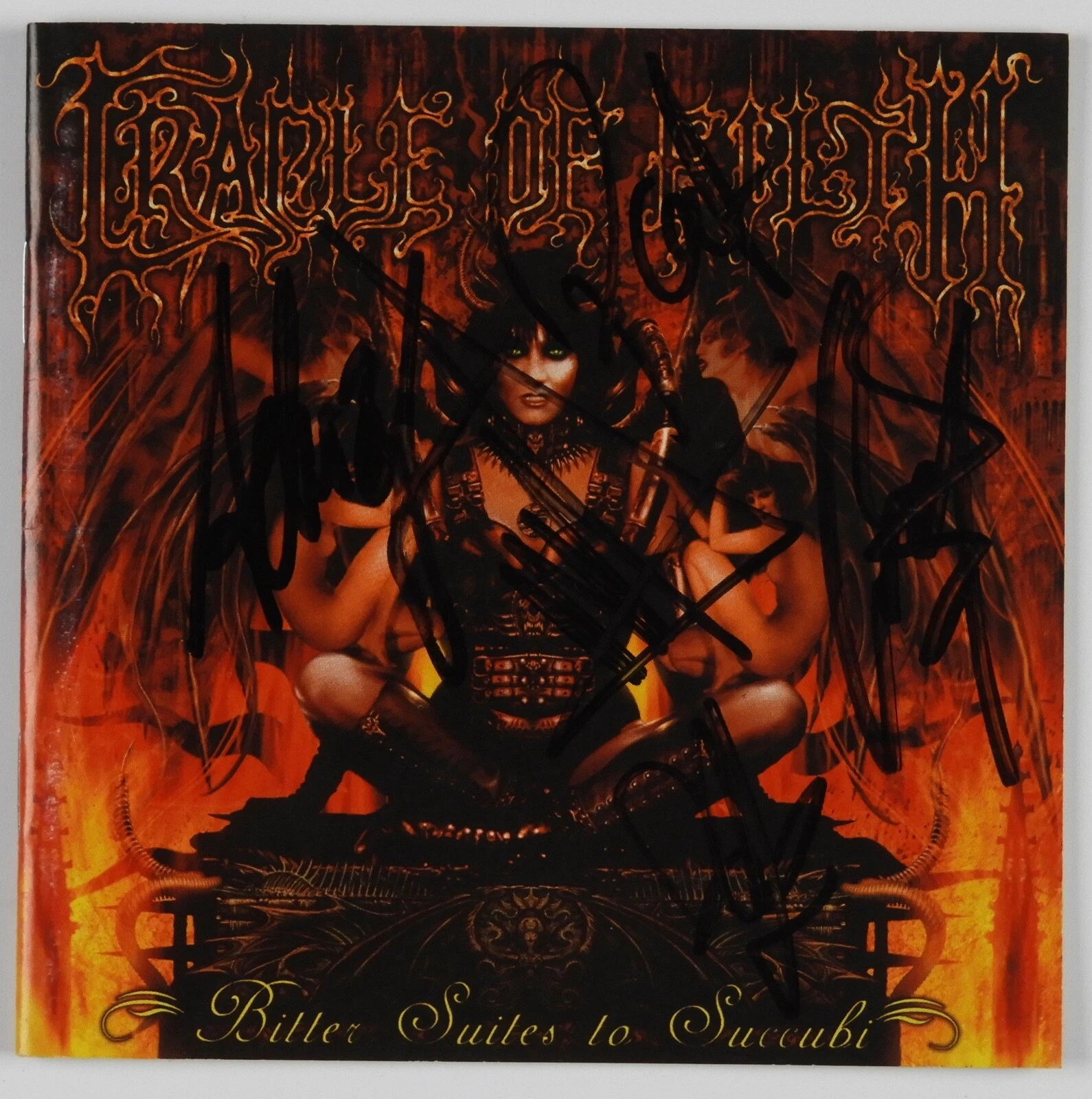 Cradle of Filth signed autograph CD Bitter Suites to Succubi
