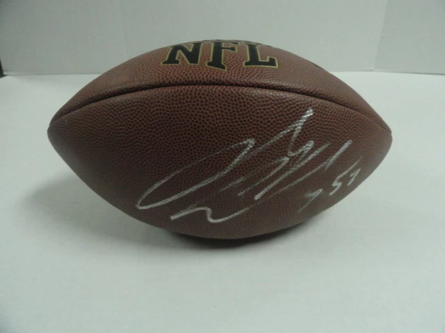 CHANNING CROWDER SIGNED NFL FOOTBALL MIAMI DOLPHINS