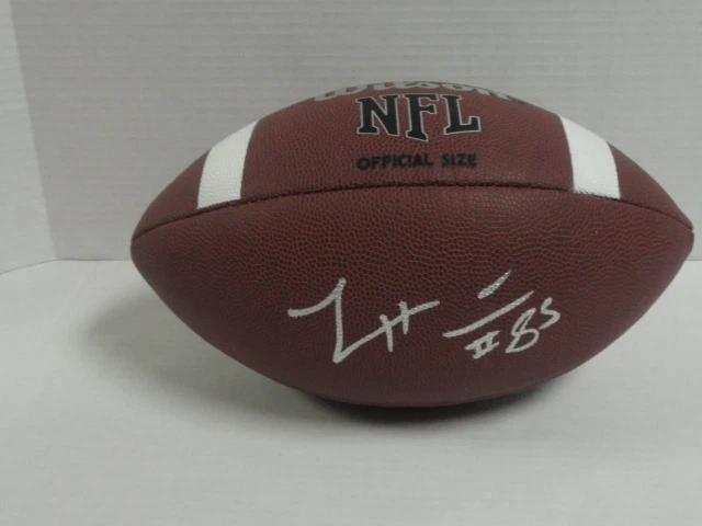 LEONARD HANKERSON SIGNED NFL FOOTBALL WASHINGTON REDSKINS MIAMI RARE