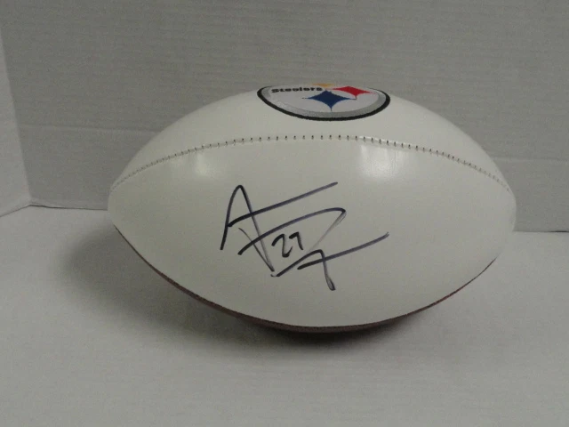 JONATHAN DWYER SIGNED PITTSBURGH STEELERS LOGO FOOTBALL MINI-BUS