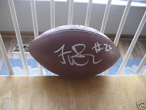 LENDALE WHITE SIGNED NFL FOOTBALL TENNESSEE TITANS
