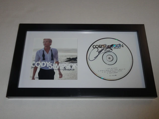 CODY SIMPSON SIGNED FRAMED 