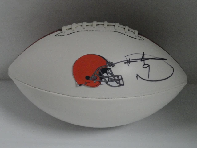 DONTE WHITNER SIGNED FOOTBALL CLEVELAND BROWNS AUTOGRAPHED HITNER