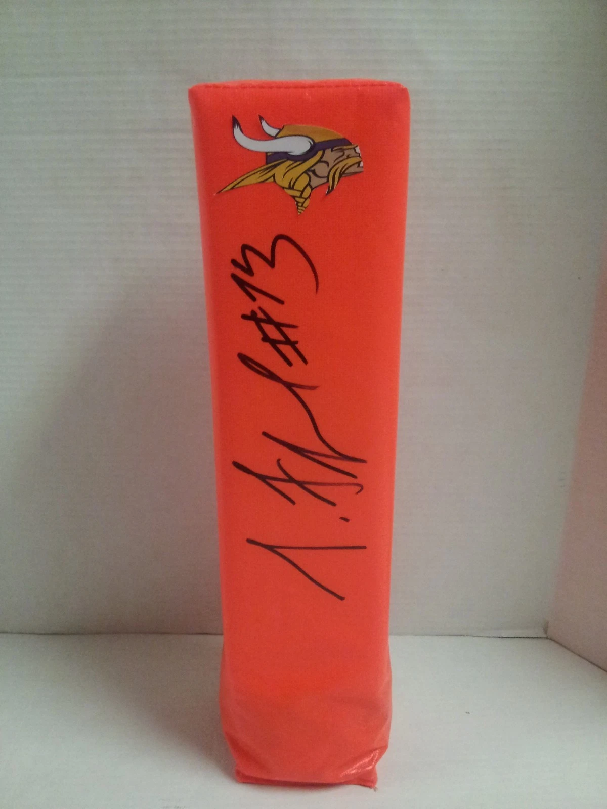 SHARRIF FLOYD SIGNED TOUCHDOWN PYLON MINNESOTA VIKINGS COA FOOTBALL FLORIDA