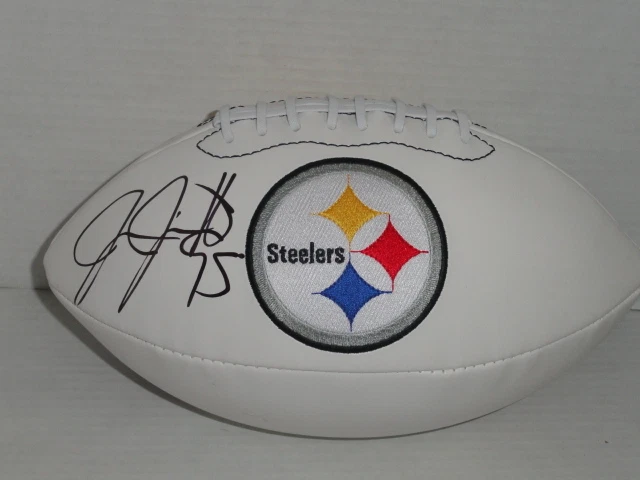 JARVIS JONES SIGNED PITTSBURGH STEELERS LOGO FOOTBALL GEORGIA