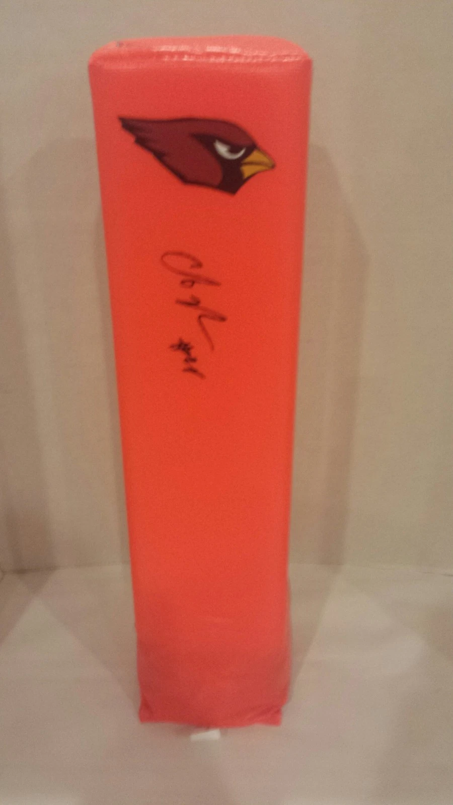 CHRIS JOHNSON SIGNED TOUCHDOWN PYLON ARIZONA CARDINALS FOOTBALL