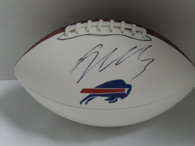 EJ MANUEL SIGNED FOOTBALL BUFFALO BILLS AUTOGRAPHED E.J. STAR