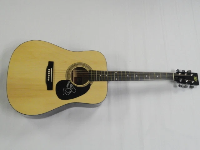 JAMES WESLEY SIGNED NATURAL ACOUSTIC GUITAR COUNTRY SUPERSTAR