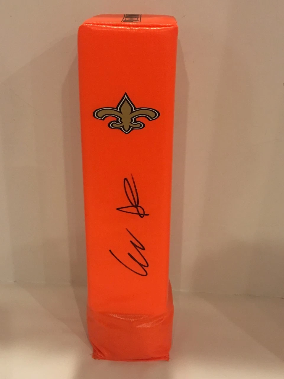 ELI APPLE SIGNED TOUCHDOWN PYLON NEW ORLEANS SAINTS FOOTBALL OHIO STATE ST.