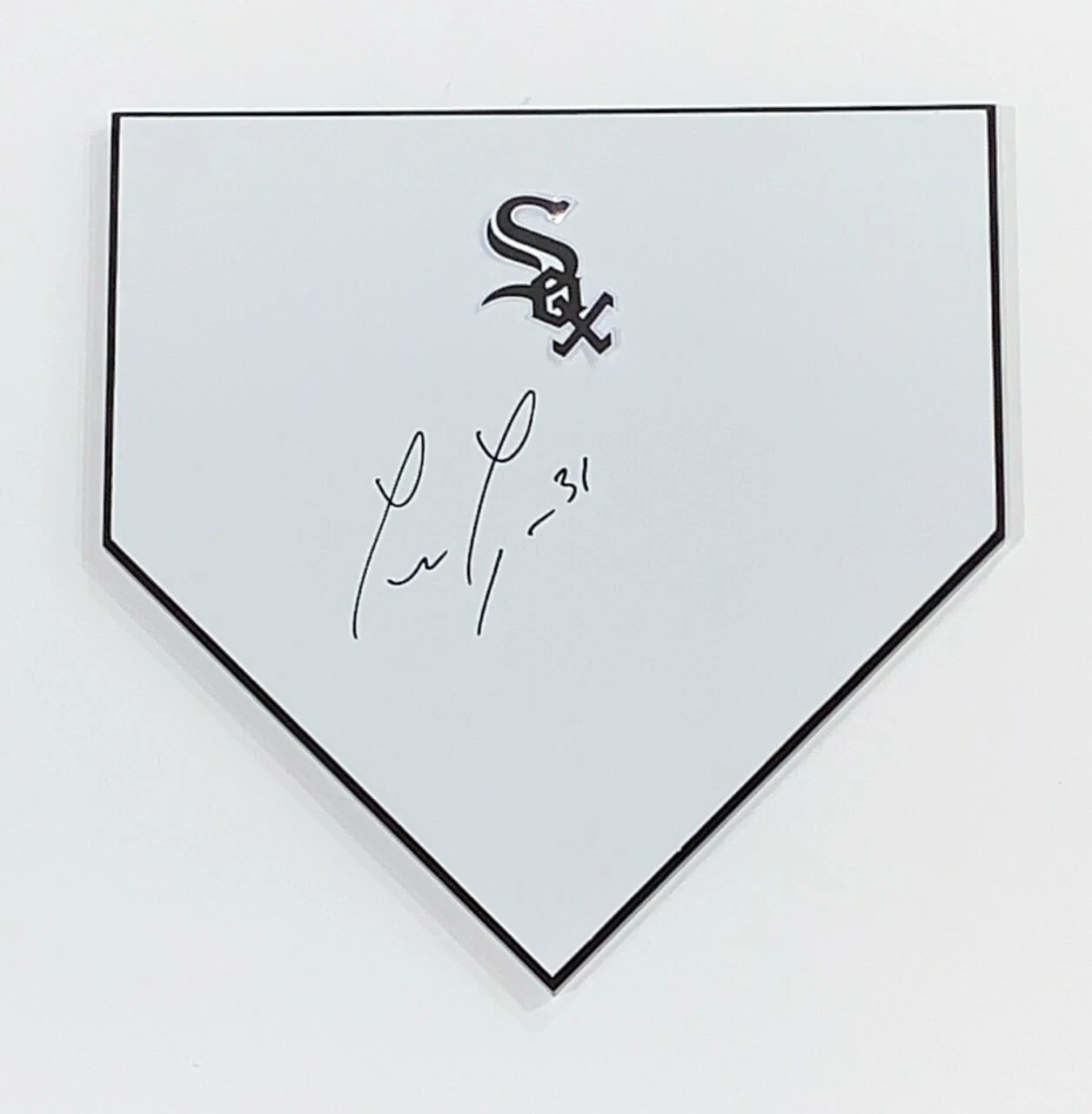 LANCE LYNN SIGNED HOME PLATE CHICAGO WHITE SOX AUTOGRAPHED