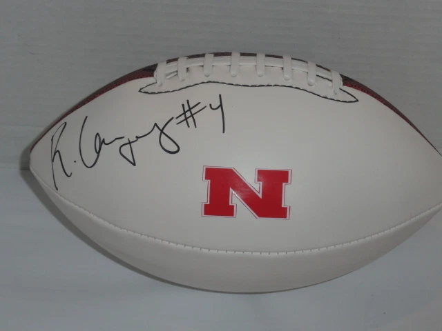 RANDY GREGORY SIGNED FOOTBALL NEBRASKA CORNHUSKERS DALLAS COWBOYS EXACT PROOF