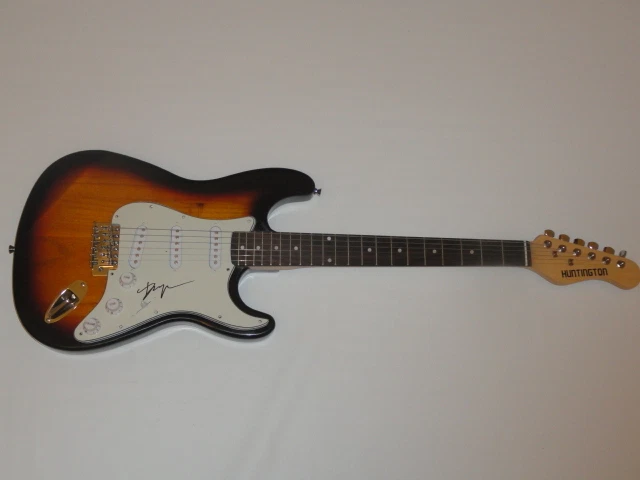 DAYA SIGNED SUNBURST ELECTRIC GUITAR SIT STILL LOOK PRETTY PROOF