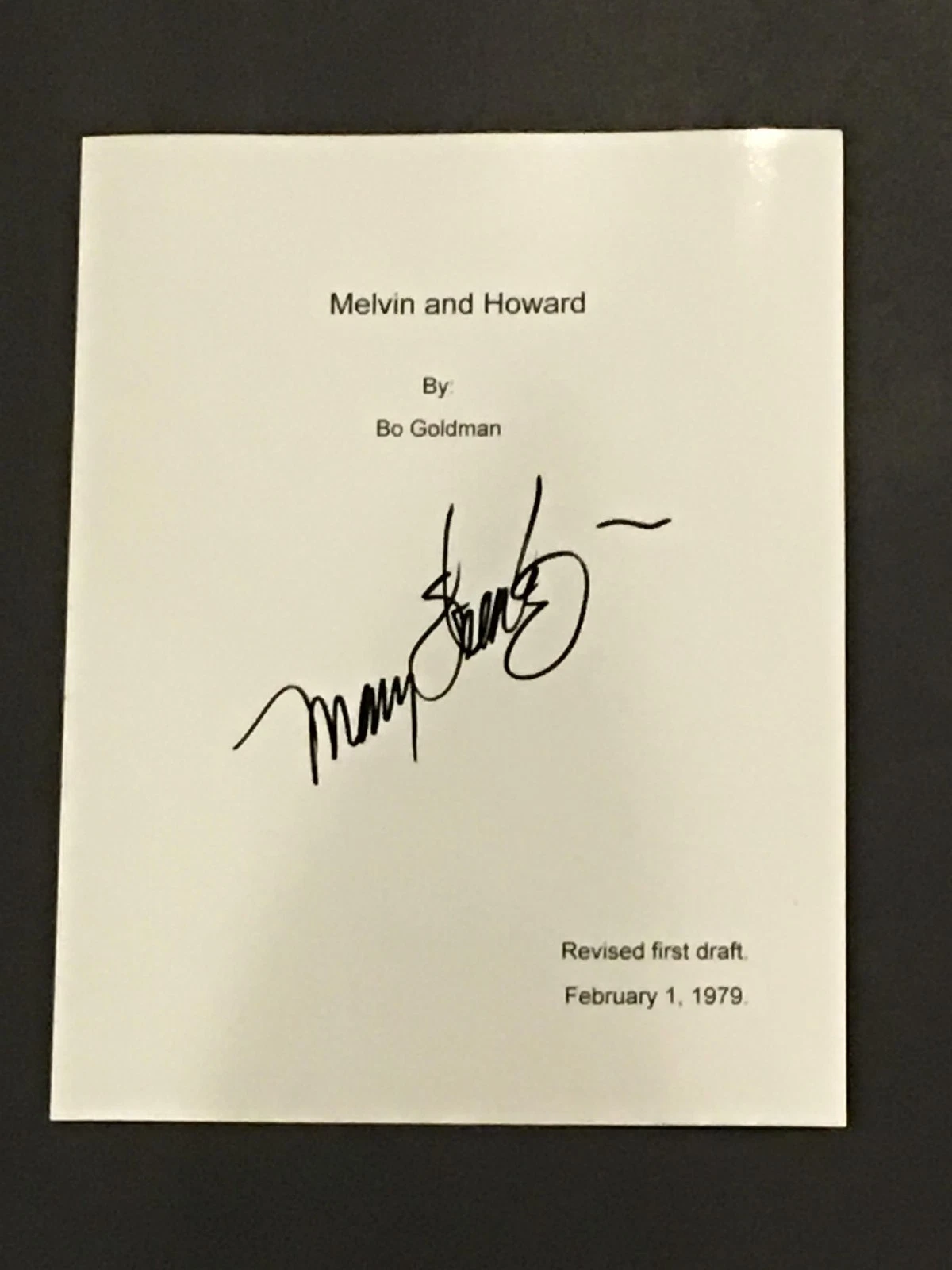 MARY STEENBURGEN SIGNED 