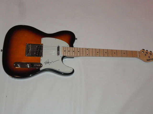 SHOOTER JENNINGS SIGNED SUNBURST ELECTRIC GUITAR COUNTRY WAYLON PROOF JSA COA