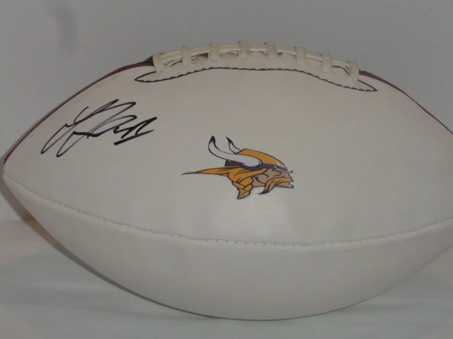 LAQUON TREADWELL SIGNED FOOTBALL MINNESOTA VIKINGS AUTOGRAPHED SUPER BOWL
