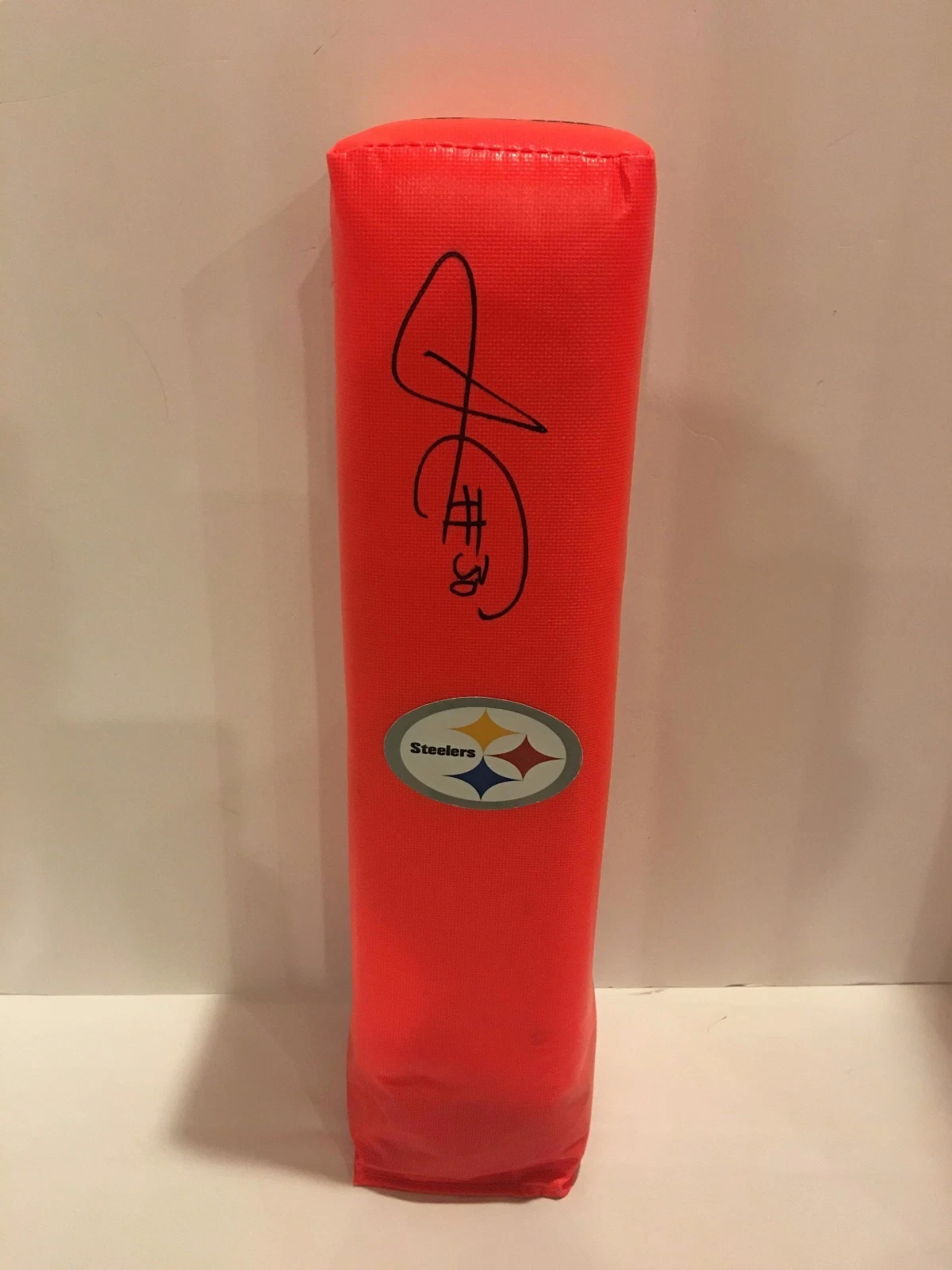 JAMES CONNER SIGNED TOUCHDOWN PYLON PITTSBURGH STEELERS FOOTBALL JSA COA