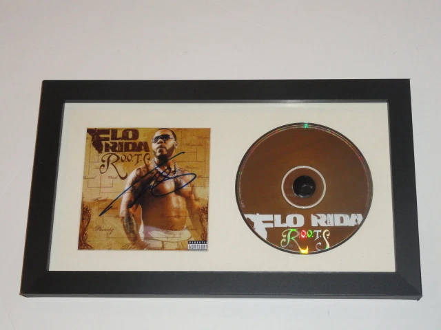 FLO RIDA SIGNED FRAMED 