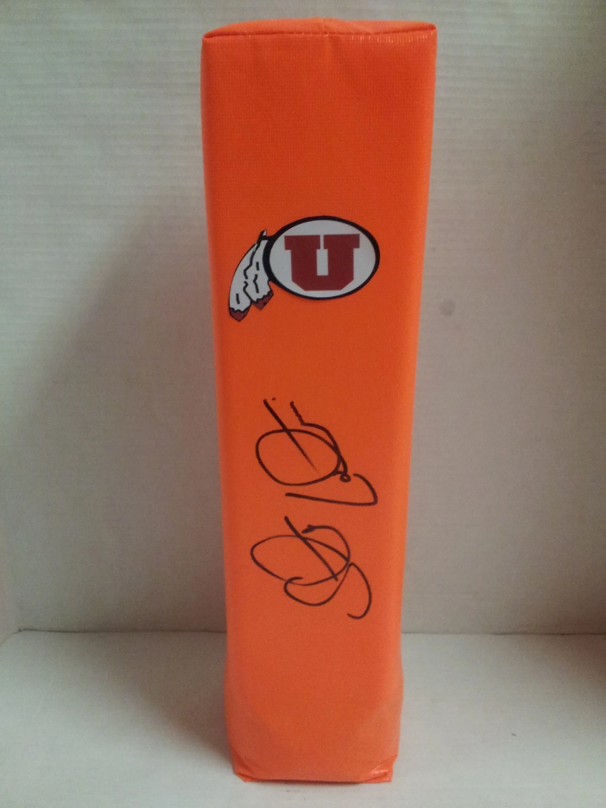 STAR LOTULELEI SIGNED TOUCHDOWN PYLON UTAH UTES COA FOOTBALL