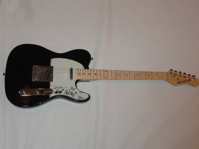 CAROUSEL KINGS SIGNED ELECTRIC GUITAR DAVID ALEXANDER ALL 5 VERY RARE JSA COA