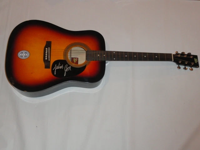 JJ JULIUS SON SIGNED SUNBURST ACOUSTIC GUITAR KALEO EXACT PROOF SUPERSTAR