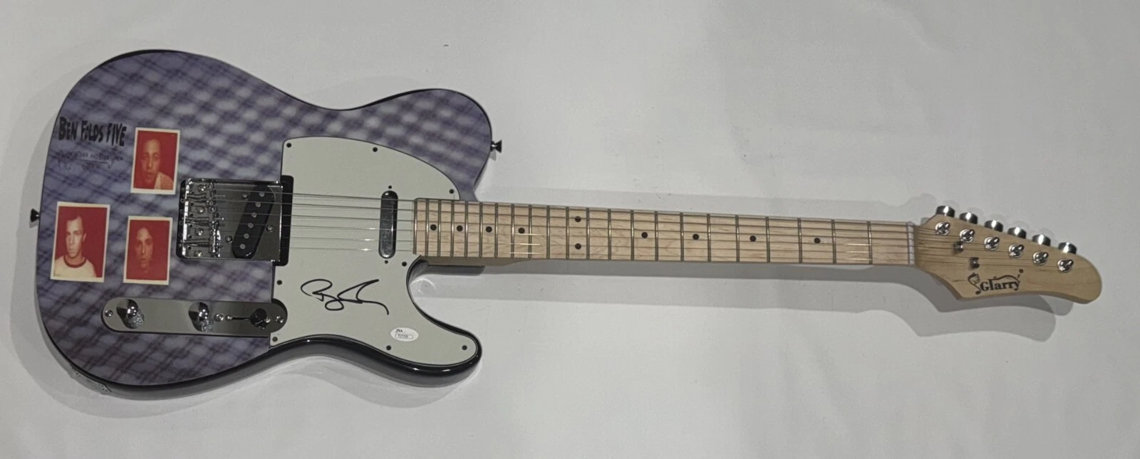 BEN FOLDS SIGNED SUNBURST ELECTRIC GUITAR BEN FOLDS FIVE RARE JSA COA