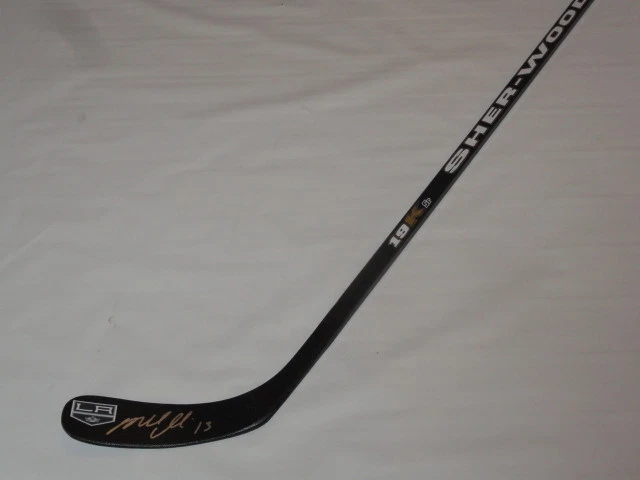 MIKE CAMMALLERI SIGNED HOCKEY STICK LOS ANGELES KINGS AUTOGRAPHED PROOF