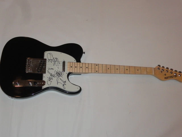 SWMRS SIGNED ELECTRIC GUITAR COLE BECKER ALL 4 POP PUNK VERY RARE JSA COA