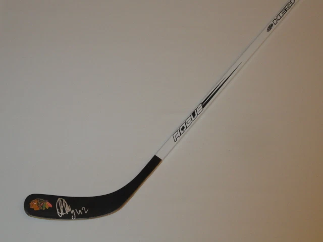 ARTEM ANISIMOV SIGNED HOCKEY STICK CHICAGO BLACKHAWKS AUTOGRAPHED PROOF