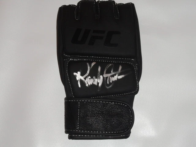 RANDY COUTURE SIGNED UFC FIGHT GLOVE MMA CHAMPION LEGEND PROOF