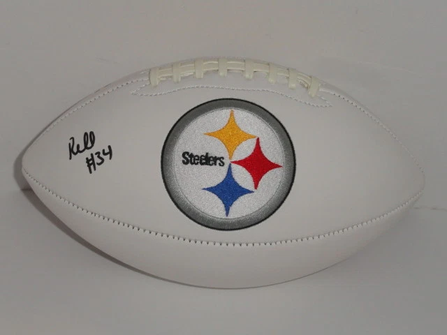 TERRELL EDMUNDS SIGNED PITTSBURGH STEELERS LOGO FOOTBALL EXACT PROOF