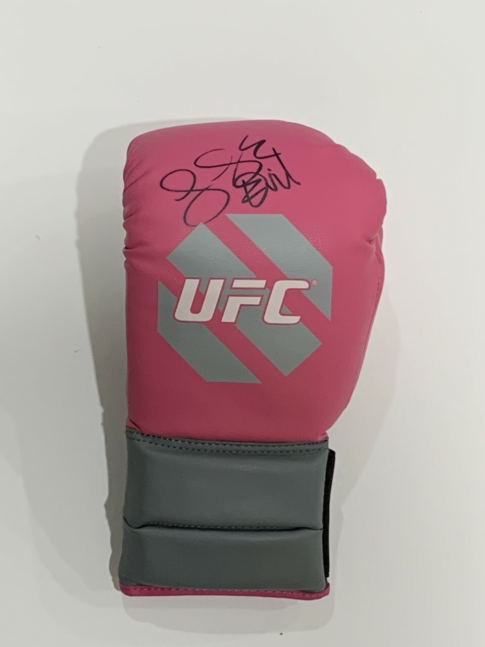JESSICA EYE SIGNED PINK UFC BAG GLOVE MMA STAR EXACT PROOF EVIL