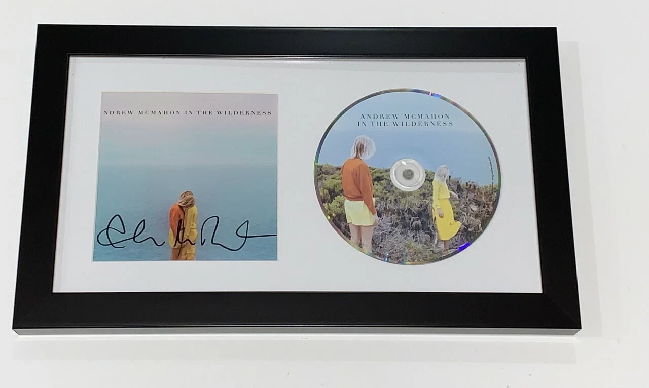 ANDREW MCMAHON SIGNED FRAMED IN THE WILDERNESS CD PROOF RARE