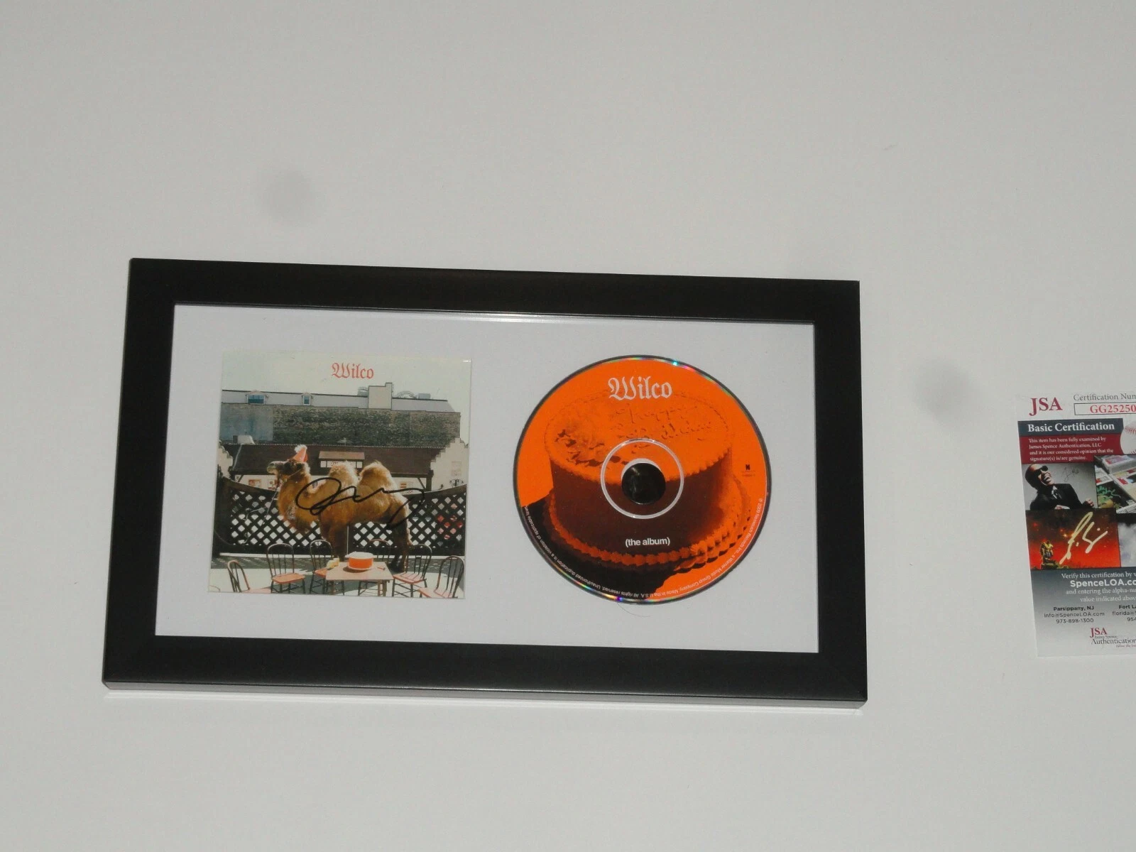 JEFF TWEEDY SIGNED FRAMED 