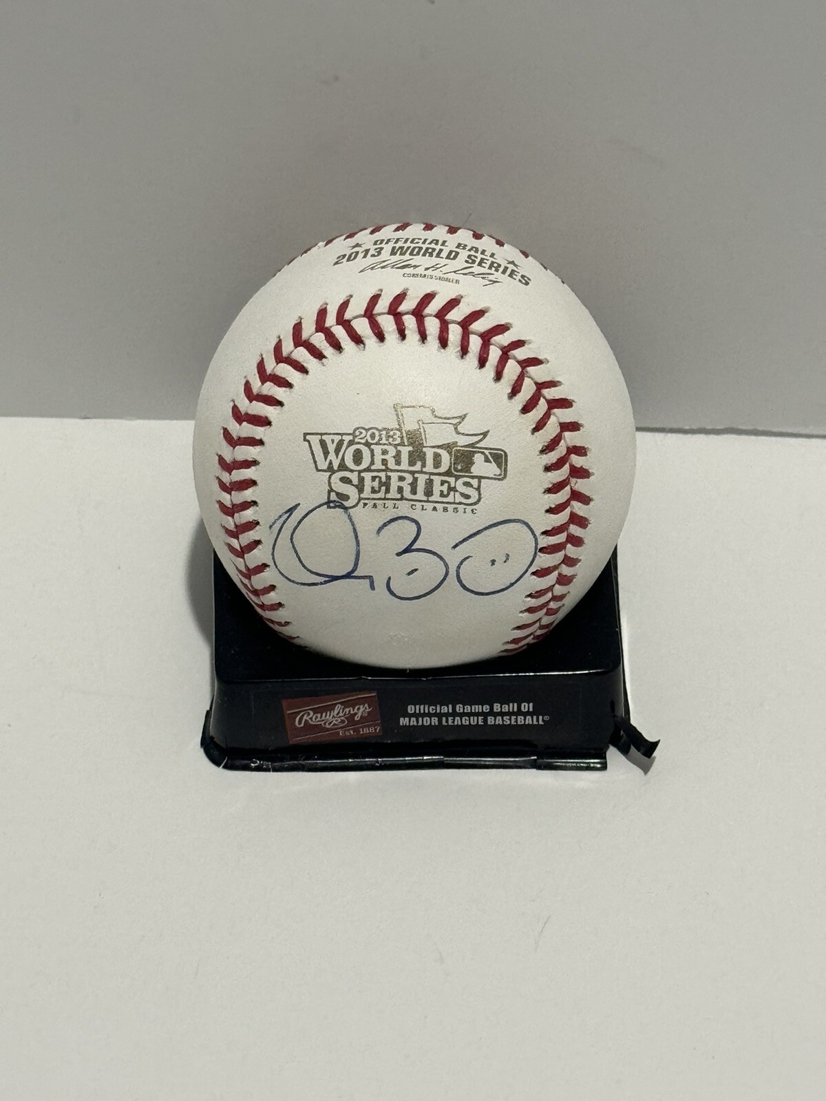 CLAY BUCHHOLZ SIGNED 2013 WORLD SERIES BASEBALL BOSTON RED SOX PROOF PSA COA