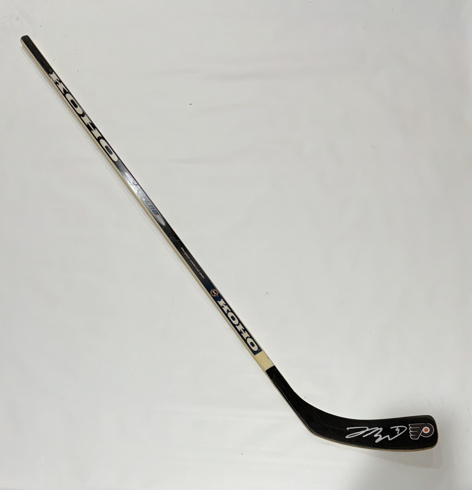 JAMIE DRYSDALE SIGNED KOHO HOCKEY STICK PHILADELPHIA FLYERS AUTOGRAPHED PROOF