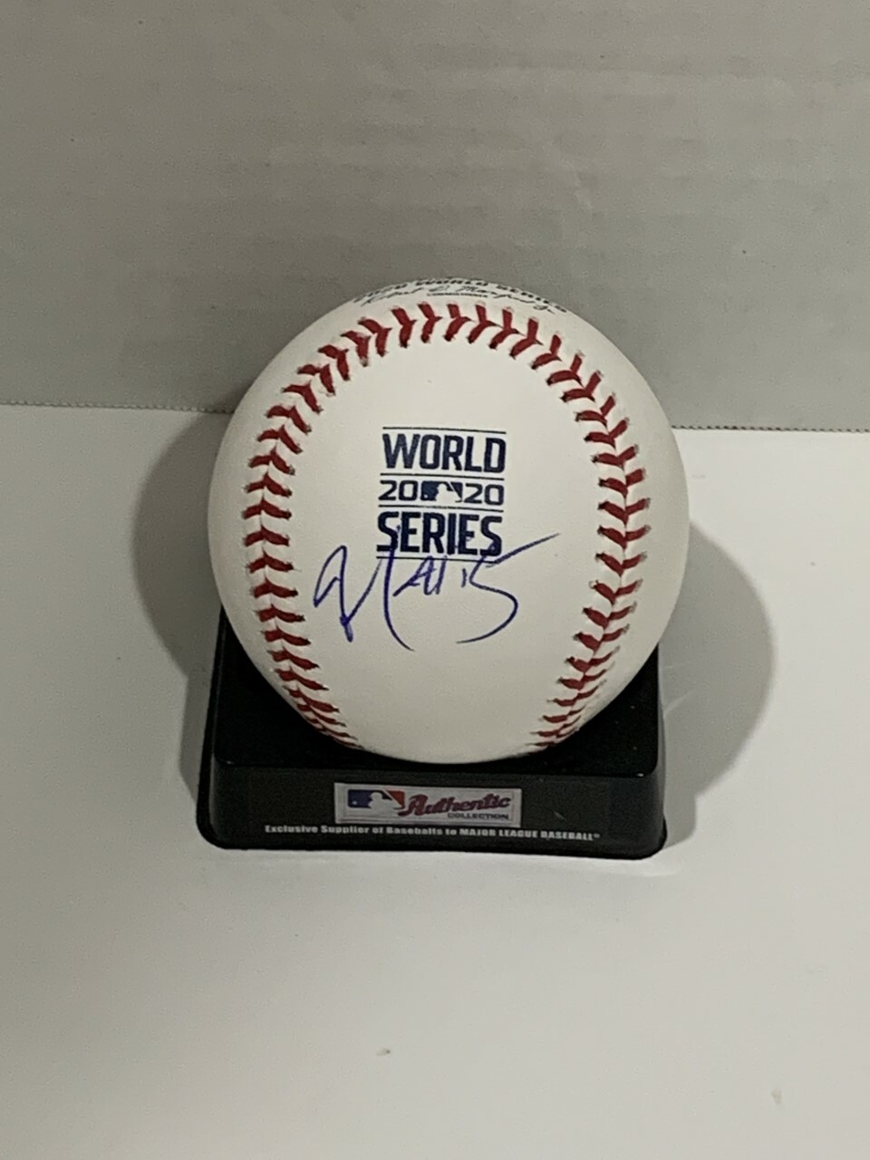 MATT BEATY SIGNED 2020 WORLD SERIES BASEBALL LOS ANGELES DODGERS CHAMPS JSA COA