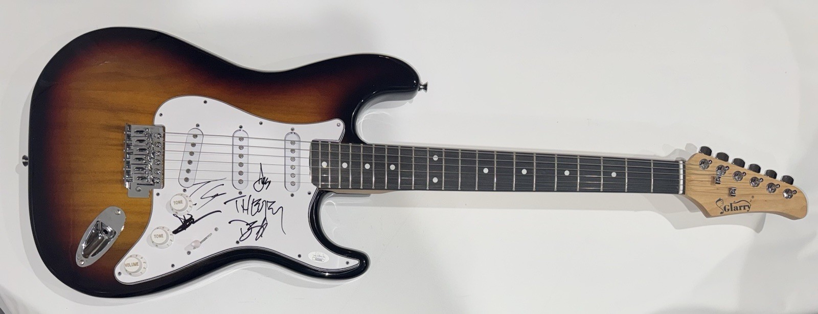 THEORY OF A DEADMAN SIGNED SUNBURST ELECTRIC GUITAR TYLER CONNOLLY JSA COA