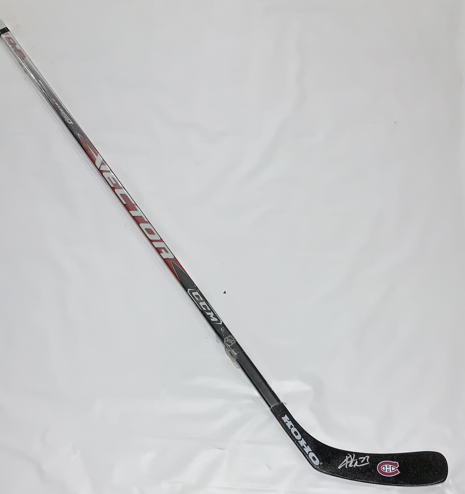 KIRBY DACH SIGNED CCM HOCKEY STICK MONTREAL CANADIENS AUTOGRAPHED PROOF